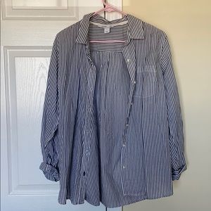 Striped Button Down Shirt